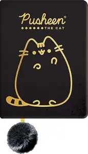 Блокнот HERLITZ NOTES PLUSZ A5 96 листов в линейку чёрный — обложка Pusheen