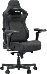Gaming chair Anda Seat Kaiser 4 V2 Size XL Dark Gray Fabric - ergonomic XL gaming seat