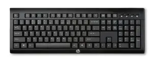 Keyboard HP K2500 Wireless — Full-size (100%), RF wireless, Black