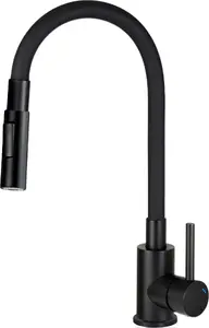 Кухонный смеситель NEO tools BOC N74M с гибким изливом, 2 режима струи