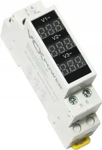 Three-phase Voltage Indicator Module VCX DVM3P, modular panel-mount