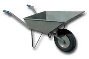 Wheelbarrow No name TACZ POM S20 — steel tray 1.6 mm, bearing-mounted wheelbarrow