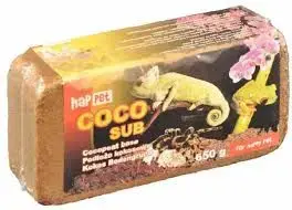 Pet litter HAPPET Kostka Kokosowa Brykiet 650 g — coconut-based cat litter brick