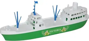 Деревянный игрушечный корабль Polesie 'Wikoria' в сетке - модель 56399, игровой набор для детей