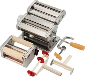 Pasta Maker KingHoff KH-3113 — manual pasta machine for rolling and cutting dough