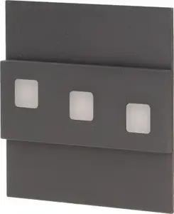Stair light ORNO Lepus LED graphite OR-OS-1531L3/GR — LED stair luminaire, graphite finish