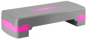 Step platform HMS AS003 Gray/Pink — aerobic step for fitness and home workouts