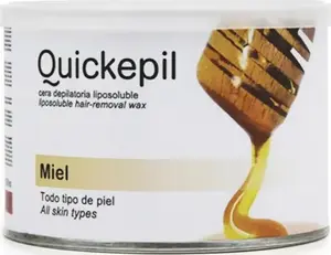 Воск для депиляции в банке Quickepil 400 мл — Медовый, Quickepil