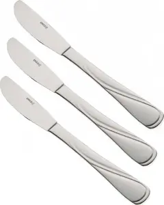 Dinner Knife Set KingHoff KH-1443, 3 pcs, stainless steel, polished finish