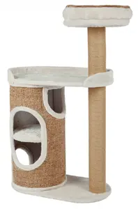 Trixie TRIXIE 44416 scratching toy for cat, diameter 11 cm, brown/white