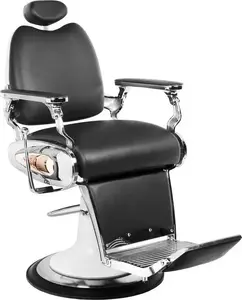 Bārbera krēsls Gabbiano modelis 114271 — melna Moto Style apdare