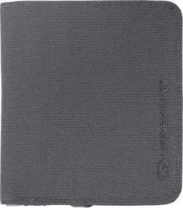 RFID Travel Wallet LIFEVENTURE 1924 — compact narrow travel wallet, grey