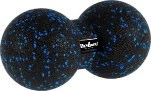 Massage Duo Ball 12 cm by Rebel Active — dual massage ball, EPP material, black-blue
