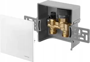 Oventrop Unibox E RTL white — inlet pipe fluid temperature limiter (model 1022731)