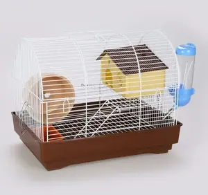Клетка для мелких грызунов Panama Pet PP-50631 33×23×26 см, бело‑коричневая