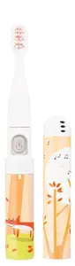 Electric toothbrush VITAMMY SMILE lisek — children's rechargeable toothbrush, yellow