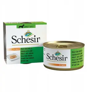 Mitrā suņu barība JosiDog SR-1758 — vistas ar jēru mērcē, 85 g kārba