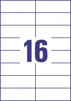 Avery Zweckform ELA019 printer labels A4 10.5×3.7 cm Photo 2