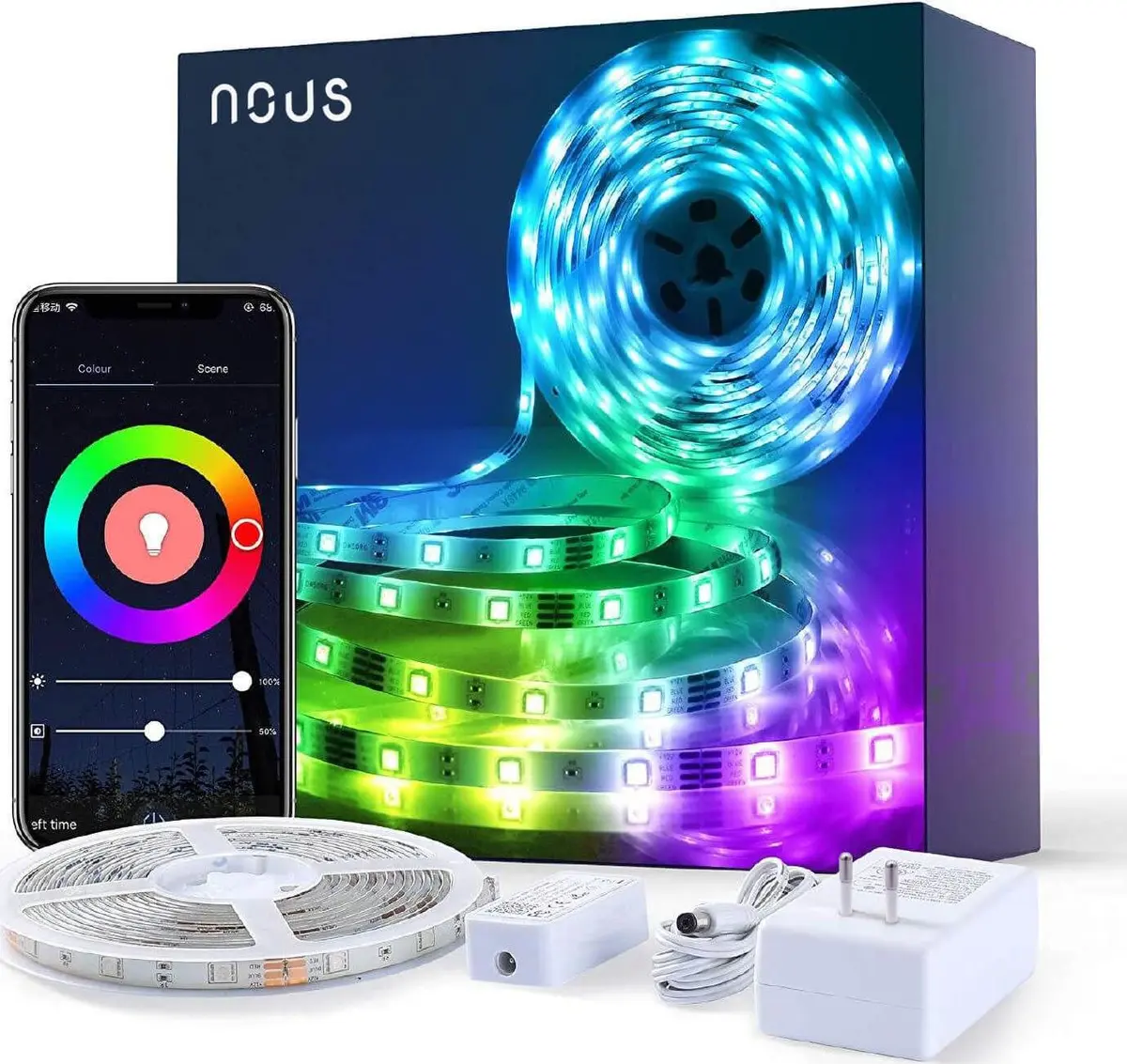 Gudrā lente Nous 5 m Wi‑Fi Photo 7