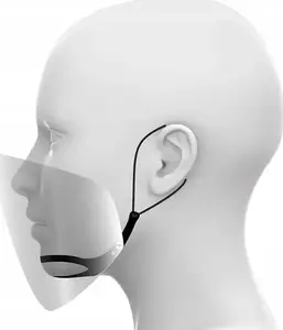 Face Shield MyScreenProtector SmartSHIELD — half-face visor covering mouth and nose (model Przylbica 2808)