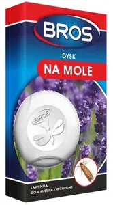 Moth Disk BROS model 896, lavender-scented moth repellent disk