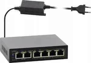 Switch PULSAR S64-40W 6-port Fast Ethernet with 4 PoE ports, 40W total power