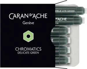 Ink Cartridges Caran d'Ache Chromatics green, set of 6