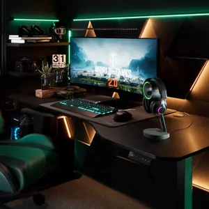 Headphone Stand Diablo Chairs Stojak na słuchawki RGB World of Tanks