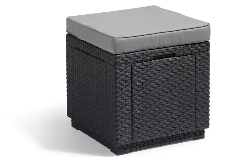 Пуф ALLiBERT Cube Square — серый 420×420×390 мм Photo 2