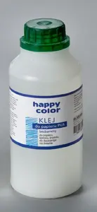 Клей ПВА для бумаги 500 г в бутылке — Happy Color STEA2205