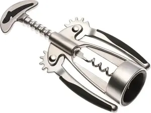 Stainless steel corkscrew KingHoff KH-3407