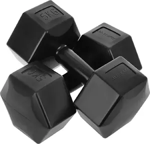 Hanteles ENERO FIT 2 x 5 kg bitumena pārklājums (modelis 1027050)