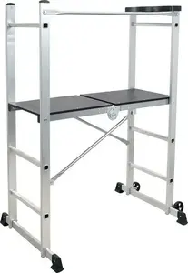 Scaffolding with Work Platform YATO YT-30610, Foldable Mobile Scaffold