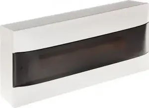 Модульная накладная распределительная панель Legrand PRACTIBOX S 1x22 с прозрачной дверцей (MPN 137435)