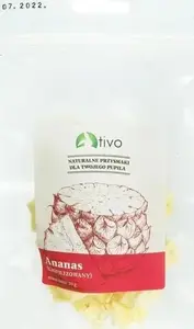 Liofilizēts banāns šķēlītēs 30 g, Tivo (102472)