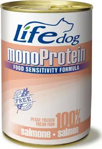 Canned dog food Life Pet Care LIFE DOG 400 g Salmon Monoprotein