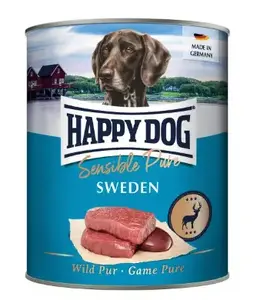 Mitrā suņu barība konservā Happy Dog Adult 800 g — bez sojas, pieaugušiem suņiem