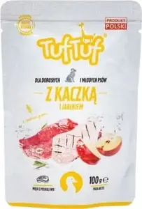 Влажный корм для собак BULT TUF TUF Утка с яблоком 100 г