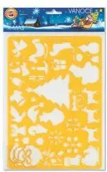 KOH-I-NOOR Koh I Noor Szablony Boże Narodzenie – stencil set for Christmas motifs