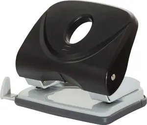 Дырокол office products — ёмкость 30 листов, чёрный