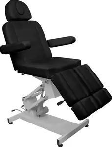 Электрическое косметологическое кресло Azzurro 706 Pedi с 1 мотором, черное — No name