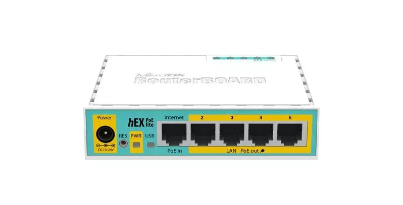 Проводной маршрутизатор MikroTik hEX PoE lite Photo 2