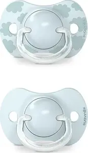 Pacifier Suavinex SX Pro silicone physiologic 2 pcs 0–6 months blue Dreams