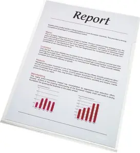 ESSELTE rigid A4 document sleeve 150 microns, pack of 25 (10K036Y)