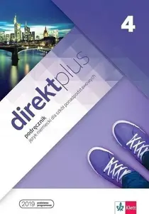 Textbook Lektorklett Direkt plus 4 — multi-year workbook (Polish title: Podręcznik wieloletni LEKTORKLETT)