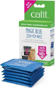 Replacement Filters Catit Magic Blue Air Purifier Cartridges, Pack of 6