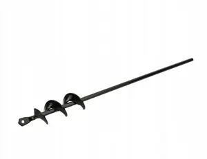 Soil Auger Bit GEKO 4x45 cm – Garden Drill Bit for Ground Digging