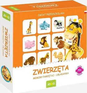 Настольная игра Jawa Memory zwierzątka — Jawa JAWA GRA-93, мемори с карточками животных