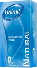 Prezervatīvi unimil UNIMIL BOX Natural* (12 gab.)