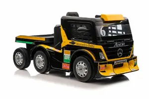 Каталка-качалка LEAN Cars 4247, детская машинка, жёлтая, световые эффекты, на батарейках